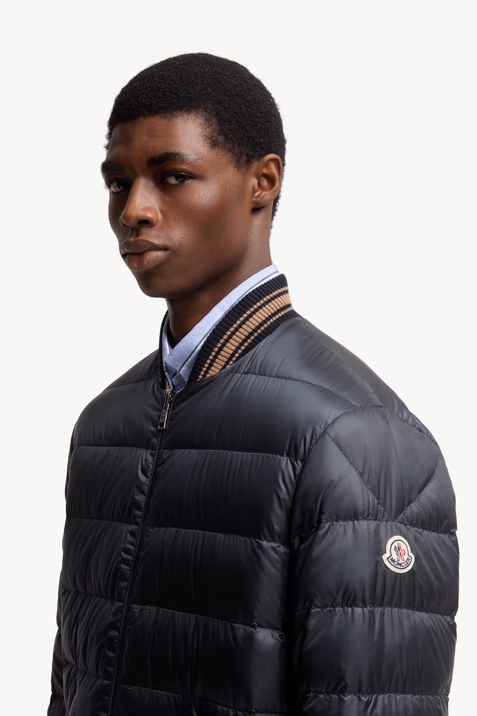 Vennes Reversible Down Bomber Jacket Men Camel Beige Moncler 7